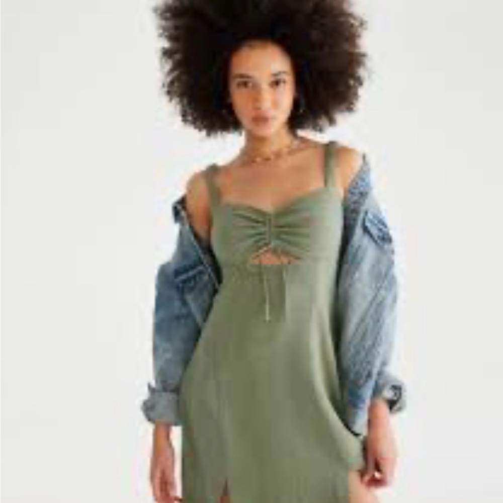 Aeropostale Linen Blend Dress